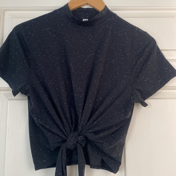 lululemon athletica Tops - lululemon Time to Restore Mock Neck Short Sleeve Size 8